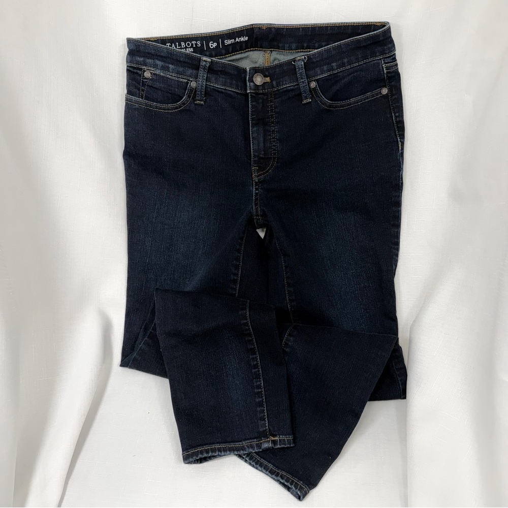 Talbots Women's Deep Indigo Skinny Jeans